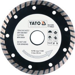 Disc diamantat turbo 125 mm (cod: YT-6023)