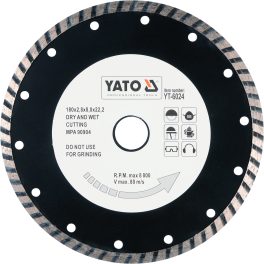 Disc diamantat turbo 180 mm (cod: YT-6024)