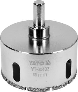 Carotă diamantată plăci ceramice 68mm (cod: YT-60433) - imagine 2