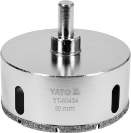 Carotă diamantată plăci ceramice 80mm(cod: YT-60434) - imagine 2