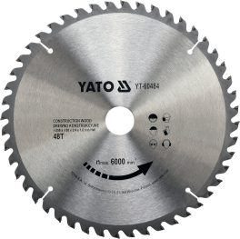 Disc circular lemn, 250 x 30 x 2.4 mm, 48 dinți (cod: YT-60484)