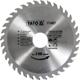 Disc fierăstrău wolfram pentru lemn 160 x 30 mm (cod: YT-6057)