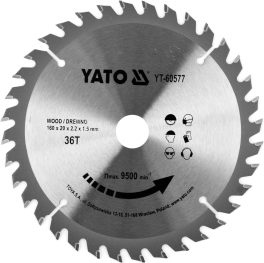 Disc circular pt lemn 160 X 36T X 20 MM YT-60577 (cod: YT-60577)