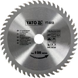 Disc fierăstrău wolfram pentru lemn 160 x 48 x 20 mm (cod: YT-6058)
