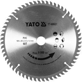 Disc circular aluminiu 185 x 2.5 x 20 mm (cod: YT-60627)