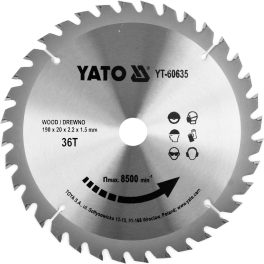 Disc circular pt lemn 190 X 36TX 20 MM YT-60635 (cod: YT-60635)