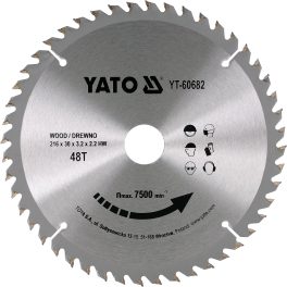 Panză circular 216 x 30 x 3.2 mm 48D lemn (cod: YT-60682)