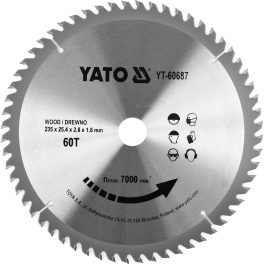 Disc circular pentru lemn 235 x 60T x 25,4 mmDisc circular pentru lemn 235 x 60T x 25,4 mm(cod: YT-60687)
