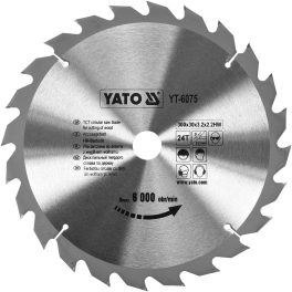 Disc fierăstrău circular pentru lemn 300 x 24 x 30 mm (cod: YT-6075)