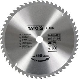 DISC CIRCULAR LEMN,350X30X3.5MM,54 DINTI (cod: YT-6082)