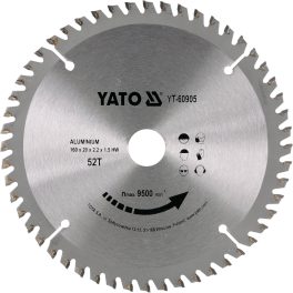 Disc circular aluminiu 160 x 20 x 2.2 mm 52 dinți (cod: YT-60905)