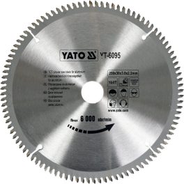 DISC FIERASTRAU CIRCULAR DIN WOLFRAM, PENTRU DEBITAT ALUMINIU 250X30X100 MM (cod: YT-6095)