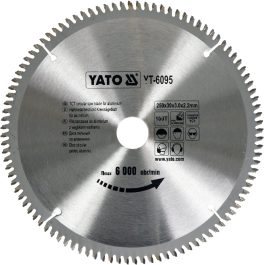 DISC FIERASTRAU CIRCULAR DIN WOLFRAM, PENTRU DEBITAT ALUMINIU 250X30X100 MM (cod: YT-6095)