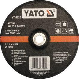DISC PENTRU SLEFUIT METAL 230X6X22 MM (cod: YT-6125)