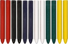 Set 12 creioane tehnice pentru marcare pe metal, lemn, beton sau piatră (cod: YT-69930)