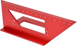 Echer 45/90 grade, 3D, Al (cod: YT-70797)