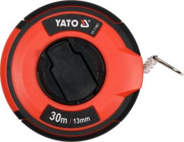 Ruletă bandă oțel 30 m X 13 mm (cod: YT-71581)
