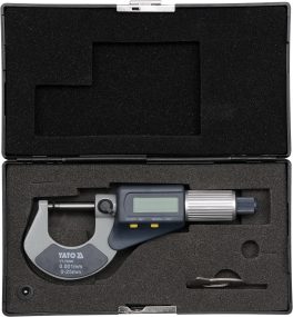 Micrometru cu afișaj digital 0-25 mm (cod: YT-72305) - imagine 2