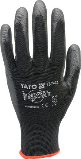 Mânuși de lucru nylon - mărimea 10" (cod: YT-7473) - imagine 2