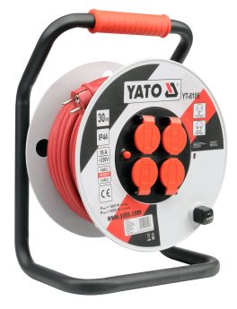 Prelungitor pe tambur 30 m, 16A (cod: YT-8106)