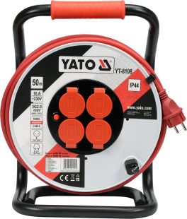Prelungitor pe tambur 50 m, 16A (cod: YT-8108) - imagine 2