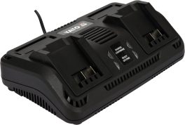 Încărcător dublu pentru acumulatori 18 V (cod: YT-82849) - imagine 2
