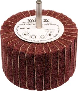 Perie abrazivă circulară cu tijă 80 x 50 x 6 mm P200 (cod: YT-83401)