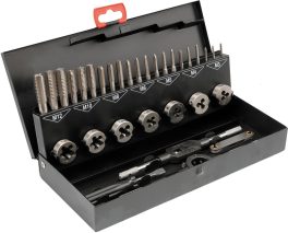 SET TAROZI SI FILIERE 32 BUCATI M3-12 HSS (cod: YT-2975) (cod: YT-2975)